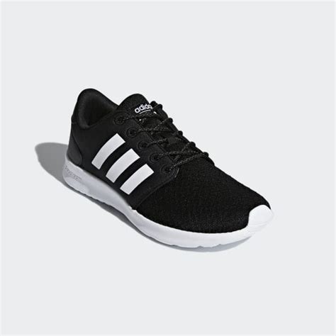 adidas qt racer schwarz weiß|adidas cloudfoam racer.